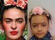 Magdalena Carmen Frida Kahlo y Calderon Autorretrato com colar de espinhos e beija-flor 1940 - Isabela Xavier - 1o Ano Manhã